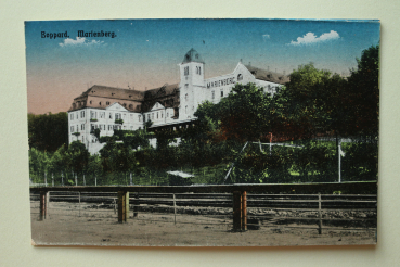 Postcard PC Boppard 1910-1930 Marienberg Town architecture Rheinland Pfalz